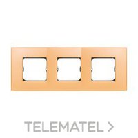 SIMON 27773-64 PLACA 3 ELEM.S.27 SALMON MATE