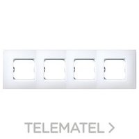 SIMON 27774-60 PLACA 4 ELEM.S.27 BLANCO MATE