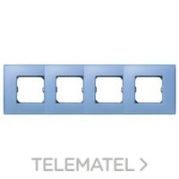 SIMON 27774-63 PLACA 4 ELEM.S.27 AZUL MATE