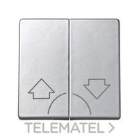 SIMON 73028-63 TECLA P/GRUPO 2 PULS.PERS.S.73 LOFT Al