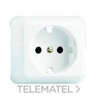 SIMON 73044-30 TAPA ENCHUFE 2P+TT LAT.C/SEG.S.73 BL.NV.