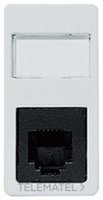 NIESSEN 2117.6 BM TOMA TELEF.6 CTOS.S.STYLO BLANCO MARFIL