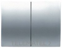 NIESSEN 8411 AL TECLA DOBLE INT.CONM.S.OLAS ACERO PULIDO