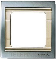 NIESSEN 8472 AP MARCO 2 ELEM.VERT.S.OLAS ACERO PERLA