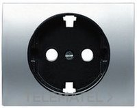 NIESSEN 8488 AL TAPA ENCH.2P+T SCHUKO S.OLAS ACERO PUL.